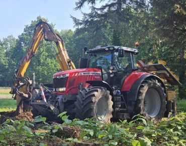 Hauschild forstmulcher schlepper seitenarm 044